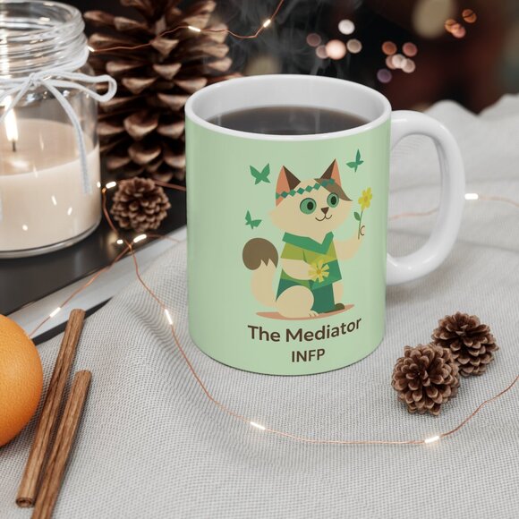 MBTI INFP Cat Mugs - Picture 1 of 6